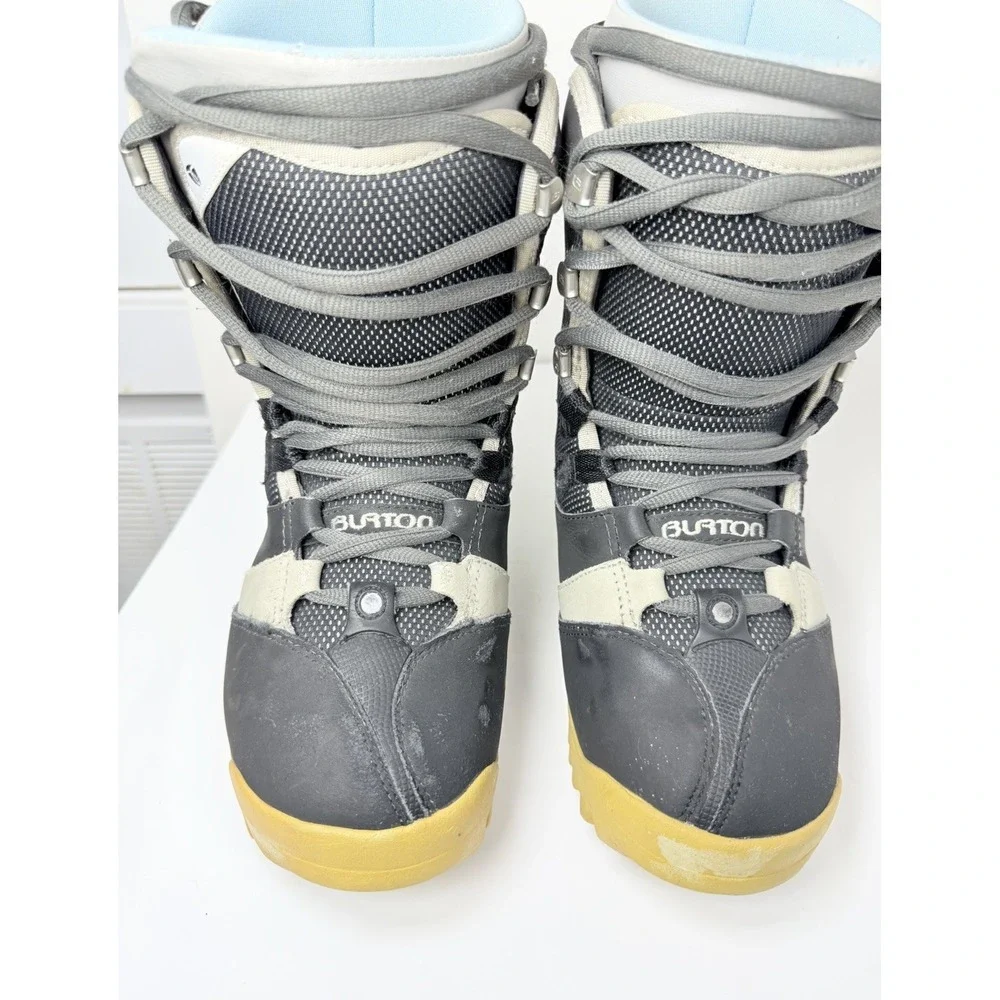 Burton‎ Glide Women's Snowboard Boots Black sz 8- Black-Grey-white